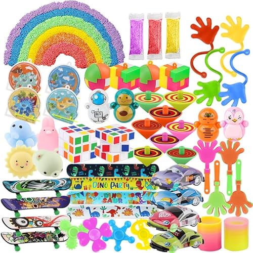 ‌60-teiliges Montessori Sensorik-Spielzeug Set für Kinder, Fidget Toys gegen ADHS, Stressabbau, Schatzkiste für Klassenbelohnung & Geschenke für Geburtstag/Ostern/Weihnachten (ab 3, CE) von AUTOMP