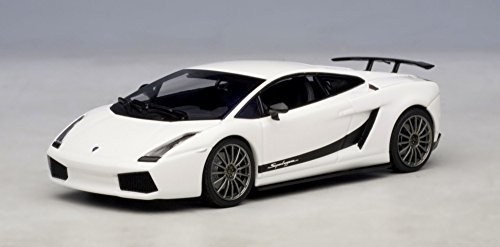 AUTOart – 54615 – Miniatur-Fahrzeug – Modell im Maßstab – Lamborghini Gallardo Superleggera – Weiß Metall – Maßstab 1:43 von AUTOart