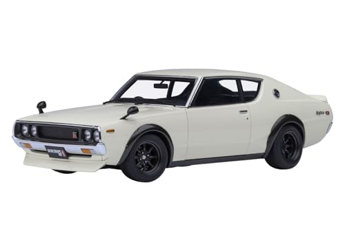 AUTOart 77467 1/18 Nissan Skyline 2000GT-R (KPGC110) Tuned Version Weiß Fertigprodukt von AUTOart