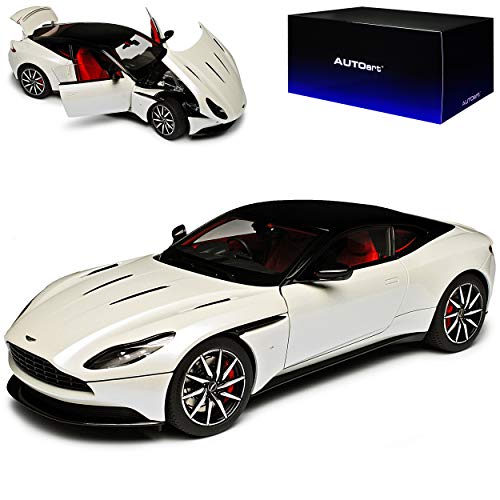 AUTOart Aston Martin DB11 Coupe Frost Weiss mit schwarzem Dach Ab 2016 70266 1/18 Modell Auto mit individiuellem Wunschkennzeichen AUTOart Aston Martin DB11 Coupe Frost Weiss mit schwarzem Dach Ab 2016 70266 1/18 Modell Auto mit individiuellem Wunschkennzeichen von AUTOart