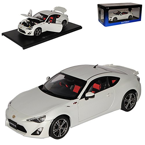 AUTOart T*o*y*o*t*a GT86 86 Coupe Weiss 78773 1/18 Modell Auto mit individiuellem Wunschkennzeichen von AUTOart