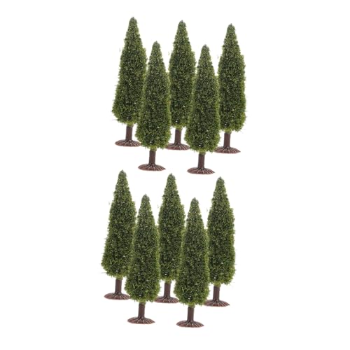 AUTSUPPL 10 Stück Miniatur-Modell-kiefernbaum, Künstlicher Kiefernbaum, Weihnachten, Miniatur-kiefern, Weihnachtsbaumschmuck, Mini-weihnachtsbäume, Miniatur-weihnachtsbäume, von AUTSUPPL