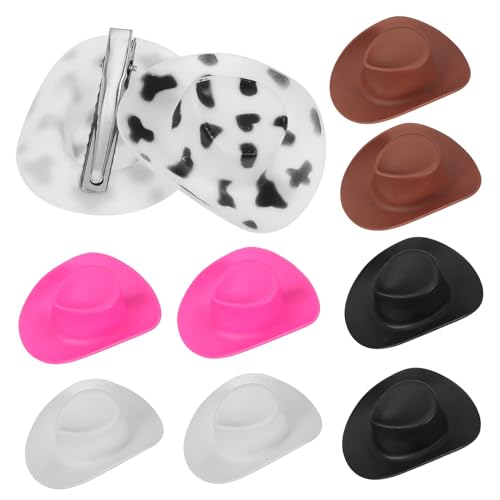 AUTSUPPL 10 Stück Teiliges Mini Cowboyhut Haarclip Kleine Cowgirl Hüte mit Alligator Clips Bunte Haarschmuck Damen Einfach zu Befestigen Langlebig für Party Halloween und Western stil AUTSUPPL 10 Stück Teiliges Mini Cowboyhut Haarclip Kleine Cowgirl Hüte mit Alligator Clips Bunte Haarschmuck Damen Einfach zu Befestigen Langlebig für Party Halloween und Western stil von AUTSUPPL
