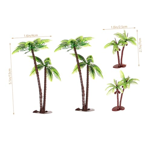 AUTSUPPL 10 Stück Teiliges Miniatur Künstliche Mikro landschaftsbäume für Sandtisch deko Modellbau DIY Szene Leicht Realistische Tischdekoration von AUTSUPPL