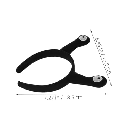AUTSUPPL 3 Stück Lustiges Schnecken stirnband Schwarze Tier antennen Haarreifen für Frauen Weiches Leichtes Party haaraccessoire für Kostüm Karneval Cosplay und Mottopartys von AUTSUPPL