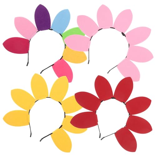 AUTSUPPL 4-teiliges Party-haar-accessoire: Sonnenblumen-haarband Zum Valentinstag – Stilvolles Stirnband Für Paare, Geburtstage Und Besondere Anlässe von AUTSUPPL