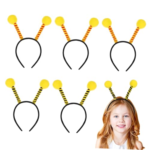 AUTSUPPL 6Stücke Bienen Haarreifen für Entzückender Haarschmuck für Partys Festivals und Aufführungen mit Einzigartigem Design und Bienenmotiv von AUTSUPPL