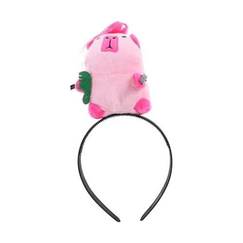 AUTSUPPL Capybara Stirnband Cartoon Haarreif für Mädchen Party Geburtstag Karneval Leicht und Bequem Universalgröße Festlich Kopfschmuck für Alltag Foto Bühnenauftritt von AUTSUPPL