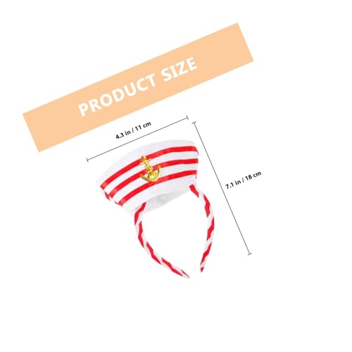 AUTSUPPL Roter Matrosen Haarreif Kapitänsmütze Stilvoller Nautischer Haarreif für Karneval Fasching Cosplay und Partyzubehör Geeignet für Kostüme und Mottoveranstaltungen AUTSUPPL Roter Matrosen Haarreif Kapitänsmütze Stilvoller Nautischer Haarreif für Karneval Fasching Cosplay und Partyzubehör Geeignet für Kostüme und Mottoveranstaltungen von AUTSUPPL