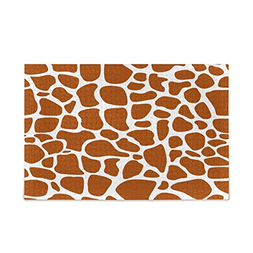 BIGJOKE Afrikanische Giraffe Haut Puzzles 1000 Teile für Erwachsene Holzpuzzle Lustiges Spiel für Teenager und Familie von AUUXVA