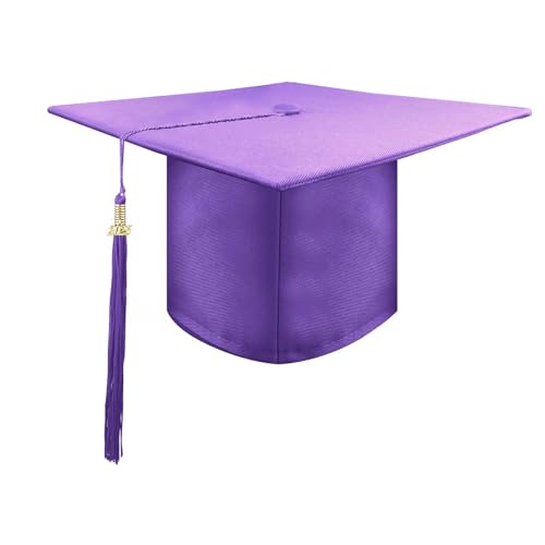 AUYAO Bachelor Hut 2025 Abschluss Hut Unisex Doktorhut Verstellbar Graduation Cap hüte Geschenk für Abitur Studium Master Bachelor Abschluss Examen Hochschule Doktortitel Student (Lila, 2025 Anhänger) AUYAO Bachelor Hut 2025 Abschluss Hut Unisex Doktorhut Verstellbar Graduation Cap hüte Geschenk für Abitur Studium Master Bachelor Abschluss Examen Hochschule Doktortitel Student (Lila, 2025 Anhänger) von AUYAO