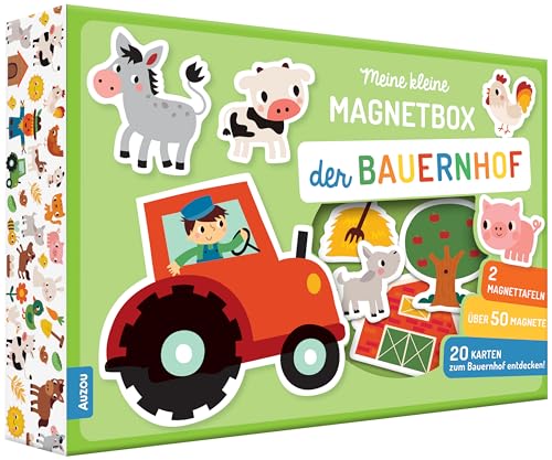 AUZOU, Meine Magnetbox - Der Bauernhof, Magnetisches Kinderspiel mit über 50 bunten Magneten, Kreatives Lernspiel für fantasievolles Spielen, Für 1-2 Spieler ab 3 Jahren AUZOU, Meine Magnetbox - Der Bauernhof, Magnetisches Kinderspiel mit über 50 bunten Magneten, Kreatives Lernspiel für fantasievolles Spielen, Für 1-2 Spieler ab 3 Jahren von AUZOU