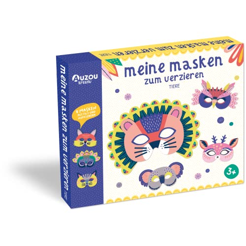 Meine Masken zum Verzieren - Tiere von Huch & Friends