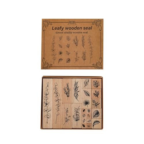 AUklOPVZZ 22 teiliges schneidbares Stempelset. Gestalten Sie Designs ganz einfach individuell. Vintage Stempel aus Holz. Auf Holz montierte Stempel, A AUklOPVZZ 22 teiliges schneidbares Stempelset. Gestalten Sie Designs ganz einfach individuell. Vintage Stempel aus Holz. Auf Holz montierte Stempel, A von AUklOPVZZ