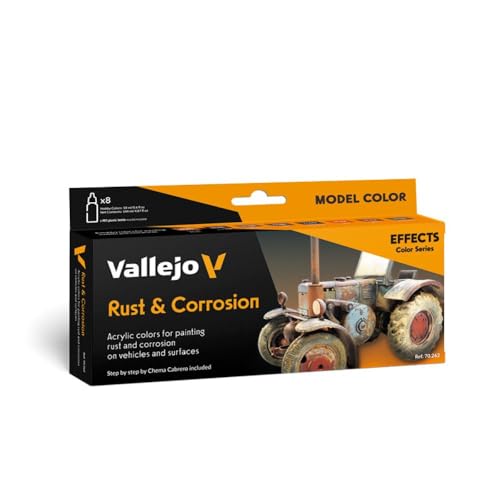 Vallejo Model Color Set 70262 Rost & Korrosion von Chema Cabrero (8 x 18 ml) von Vallejo