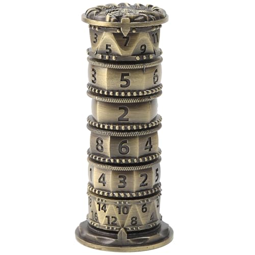 DND Fingerspitzen-Spinner-Würfel, polyedrisches rotierendes Metallwürfel-Set für Dungeons and Dragons Rollenspiele, Brettspiel (Bronze) von AVACOME