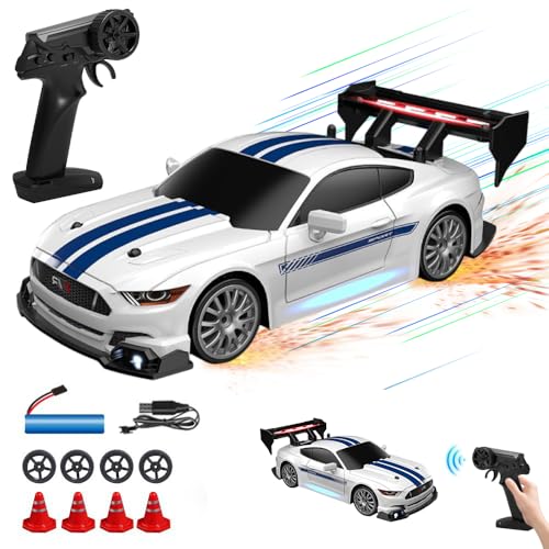 AVCXEC Drift Ferngesteuertes Auto, 1:24 Rennauto Mini RC Drift Car 2.4G RC Auto Spielzeug mit Fernbedienung und LED Licht 4WD 30 km/h Fernsteuerung Mini RC Car für Junge Mädchen Kinderspielzeug AVCXEC Drift Ferngesteuertes Auto, 1:24 Rennauto Mini RC Drift Car 2.4G RC Auto Spielzeug mit Fernbedienung und LED Licht 4WD 30 km/h Fernsteuerung Mini RC Car für Junge Mädchen Kinderspielzeug von AVCXEC