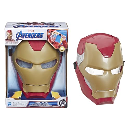 Marvel Avengers Iron Man elektronische Maske mit Lichteffekten für Kostüme und Rollenspiele von AVENGERS