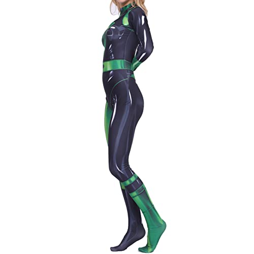 Shego Kim Possible Cosplay Kostüm Damen Schurke Full Set Kind Erwachsene Kostüm Anzug Karneval Rollenspiel Bodysuit Geburtstagsfeier Overall Mädchen Halloween Strumpfhosen,Green-Adults/3XL/190~200cm Shego Kim Possible Cosplay Kostüm Damen Schurke Full Set Kind Erwachsene Kostüm Anzug Karneval Rollenspiel Bodysuit Geburtstagsfeier Overall Mädchen Halloween Strumpfhosen,Green-Adults/3XL/190~200cm von AVIERE