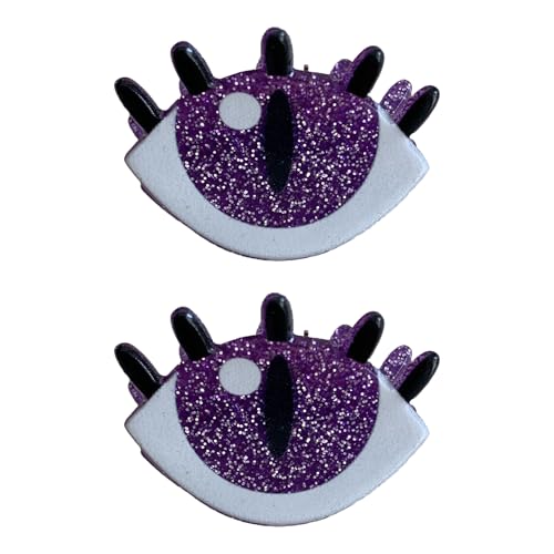 AVKGCZ 2pcs Zaubererhut Haarclip Praktische Acryl Barrettes Halloween Themen Ornamente Für Kinder Kostüm Event Wiederverwendbare Festivalzubehör von AVKGCZ