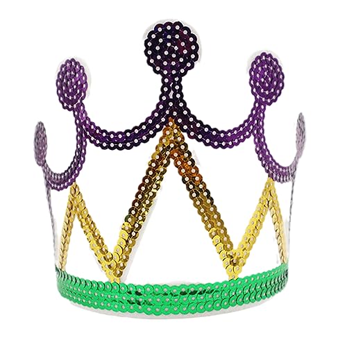 AVKGCZ Lebendiges Mardi Gras Crown Stirnband Für Stilvolle Outfits Haarstück Bunte Kopfbedeckung Outfit Für Frauen AVKGCZ Lebendiges Mardi Gras Crown Stirnband Für Stilvolle Outfits Haarstück Bunte Kopfbedeckung Outfit Für Frauen von AVKGCZ