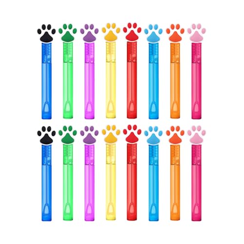 Set Von 16 Kreaturen Form Blasen Zauberstab Ergonomisches Design Kinderfreundliches Instrument Für Hinterhof Spaß Von 3+ Katzen Pfoten Geformte Blasengebläse von AVKGCZ