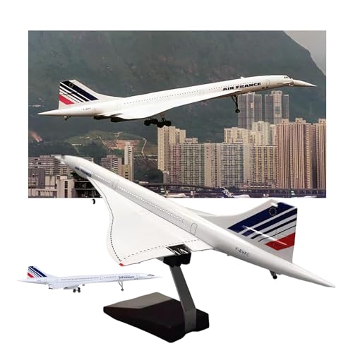 1:125 Französisches Flugzeugmodell aus Metalllegierung mit Lichtgeräuschsteuerung, einziehbares Fahrwerk, hohe Simulation, Sammlerstück, Display für Luftfahrt-Enthusiasten, Heim-/Bürodekoration, für von AVMLWEPA