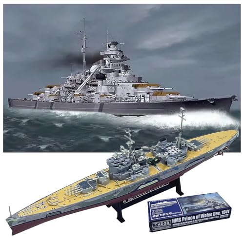 AVMLWEPA 1:1000 Schlachtschiff der britischen Marine HMS Prince of Wales, Modelllegierungsrumpf, statische Schiffsornamente, Hobby-Sammlung, Geschenk AVMLWEPA 1:1000 Schlachtschiff der britischen Marine HMS Prince of Wales, Modelllegierungsrumpf, statische Schiffsornamente, Hobby-Sammlung, Geschenk von AVMLWEPA