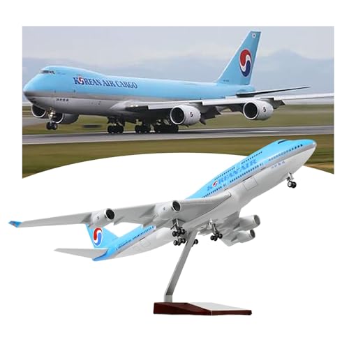 Korean Air B747-8 Druckguss-Metall-Flugzeugmodell im Maßstab 1:160 mit Sprachsteuerungslichtern, abnehmbarem Fahrwerk-Präsentationsständer, Premium-Sammelstück für Luftfahrt-Enthusiasten, Desktop von AVMLWEPA