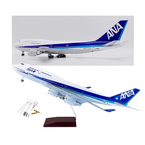 Maßstab 1:150, großes Modell ANA B747-400 Druckguss-Flugzeuge mit Licht und Ständer und 10-teiliges Spitzenreiniger-Werkzeugset für Luftfahrt-Enthusiasten, Geschenk oder Display-Dekorationen Maßstab 1:150, großes Modell ANA B747-400 Druckguss-Flugzeuge mit Licht und Ständer und 10-teiliges Spitzenreiniger-Werkzeugset für Luftfahrt-Enthusiasten, Geschenk oder Display-Dekorationen von AVMLWEPA