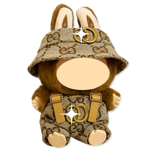 Braune Puppenkleidung, 10cm Puppenkleidung, 1 Fischerhut + 1 Overall, zum Sammeln geeignet, Kindergeschenk Braune Puppenkleidung, 10cm Puppenkleidung, 1 Fischerhut + 1 Overall, zum Sammeln geeignet, Kindergeschenk von AVRUYPI