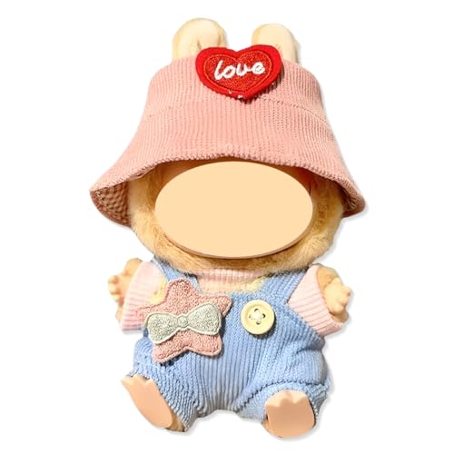 Little Star Puppenkleidung, 10cm Puppenkleidung, 1 Liebeshut + 1 T-Shirt + 1 Overall von AVRUYPI