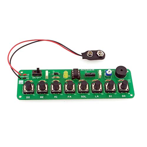 AVTEDU635 KIT DIY Miniklavier, Elektronik Bausatz, Elektronik-Bastelkit, Übungsplatine für Anfänger, Kit zum selber löten, Konstruktionsspielzeug AVTEDU635 KIT DIY Miniklavier, Elektronik Bausatz, Elektronik-Bastelkit, Übungsplatine für Anfänger, Kit zum selber löten, Konstruktionsspielzeug von AVT KITS