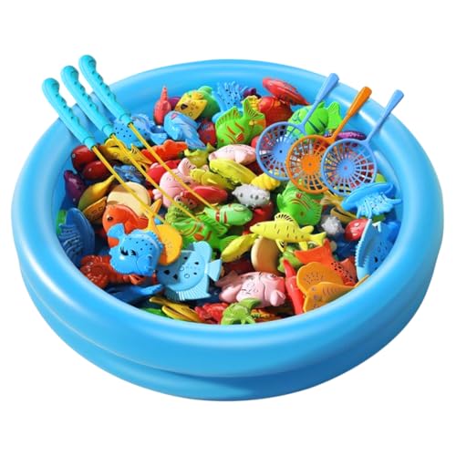 AVZYARDY Kinder Badewanne Angelspiel – Interaktives Badespielzeug mit Magnetischem Angelset – Meeresmotive for spielerischen Wasserspaß und Lernförderung AVZYARDY Kinder Badewanne Angelspiel – Interaktives Badespielzeug mit Magnetischem Angelset – Meeresmotive for spielerischen Wasserspaß und Lernförderung von AVZYARDY