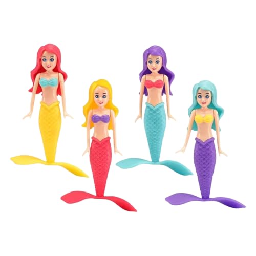 AVZYARDY Meerjungfrau Tauchspielzeug Set for Kinder, Glitzer Pool Sinkers Bade-Spielzeug, Unterwasser Schwimmspiel Zubehör for Mädchen Jungen Training & Wasserspaß von AVZYARDY