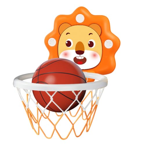 AVZYARDY Wall montierte Kleinkinder Mini Basketball Hoop Basketball Rahmen Kinder Geburtstag Geschenke Saugpokal Basketball Hoop Punch Free Basketball Stand mit Accessoires for 3 + Jahre alte Kinder von AVZYARDY