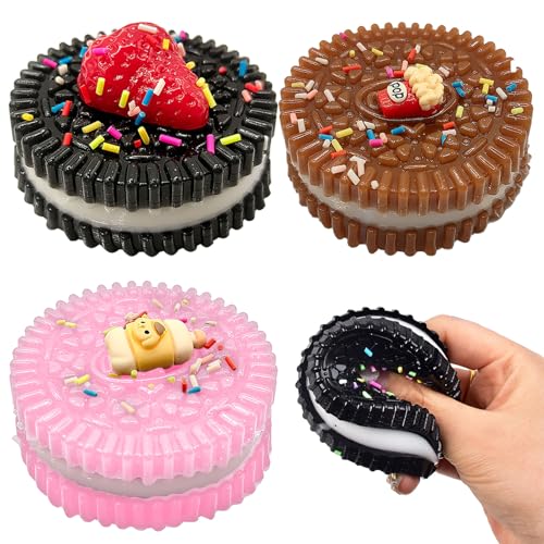 AWAVM Oreo Squishy Taba Squishy Oreo Stressabbau-Spielzeug, Fufu-Quetsch-Spielzeug für Kinder und Erwachsene, ultraweiches Dekompressions-Quetschspielzeug, perfekt für Zuhause, Büro, Reisen und AWAVM Oreo Squishy Taba Squishy Oreo Stressabbau-Spielzeug, Fufu-Quetsch-Spielzeug für Kinder und Erwachsene, ultraweiches Dekompressions-Quetschspielzeug, perfekt für Zuhause, Büro, Reisen und von AWAVM