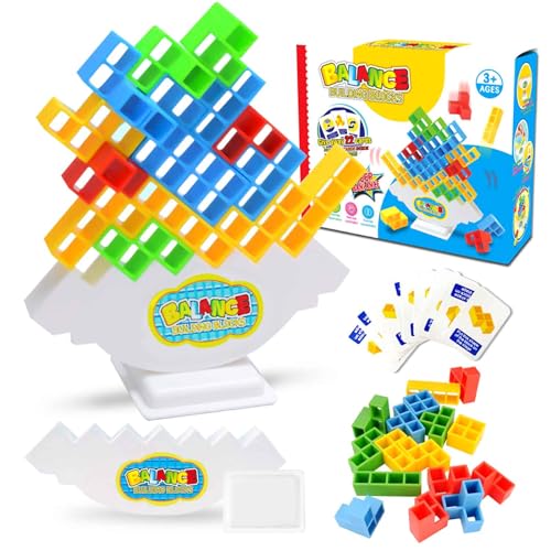 AWAVM Tetra Tower, Stapelspiel aus Tetris, Bausteine Tetris, Tetra Tower Balance Game, Balance Stacking Toys Building Blocks, Montessori Spiele für Jungen und Mädchen, AW-TTBG-1 AWAVM Tetra Tower, Stapelspiel aus Tetris, Bausteine Tetris, Tetra Tower Balance Game, Balance Stacking Toys Building Blocks, Montessori Spiele für Jungen und Mädchen, AW-TTBG-1 von AWAVM
