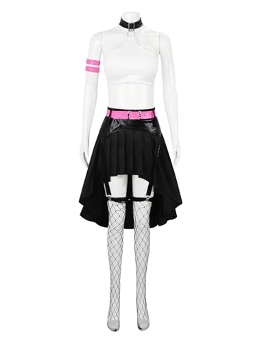 AWDOAJOI Cosplay-Kostüm Anime Nami Kleid Rock Uniform Halloween Party Anzüge mit Hut (Größe XL) von AWDOAJOI