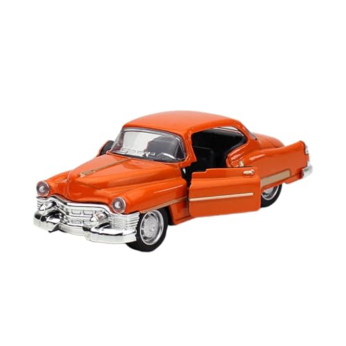 ＡＷＨＡＯ 1/32 Legierung Auto Modell Miniatur Auto Modell Spielzeug Ornamente Klassische Auto Modell für Innen Landschaft Landschaft Foto Requisiten Wohnzimmer, orange von ＡＷＨＡＯ