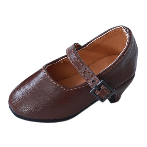 AWHAO 1/4 Weibliche Figurenschuhe, Miniaturpuppenkleid, Puppenaccessoires, Realistische Retro High Heel Schuhe für Weibliche Actionfiguren, Rot AWHAO 1/4 Weibliche Figurenschuhe, Miniaturpuppenkleid, Puppenaccessoires, Realistische Retro High Heel Schuhe für Weibliche Actionfiguren, Rot von AWHAO