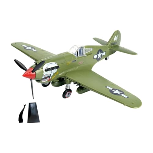 ＡＷＨＡＯ 1/48 Scale Fighter Modell Kit als Geschenk, Flugzeug Ornament für Wohnzimmer und Büro, GrÜn von ＡＷＨＡＯ