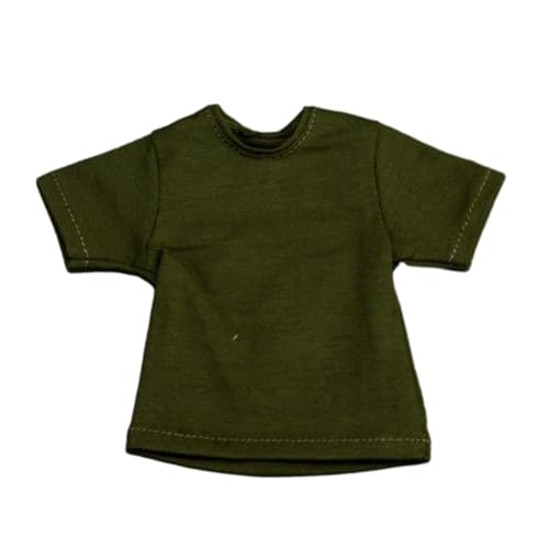 AWHAO 1/6 Damen T Shirt Kostüm Miniatur Kleidung Kurze Ärmel für 12 Zoll Dress Up Puppenmodell Damen Herren Figuren Zubehör, Grün AWHAO 1/6 Damen T Shirt Kostüm Miniatur Kleidung Kurze Ärmel für 12 Zoll Dress Up Puppenmodell Damen Herren Figuren Zubehör, Grün von AWHAO