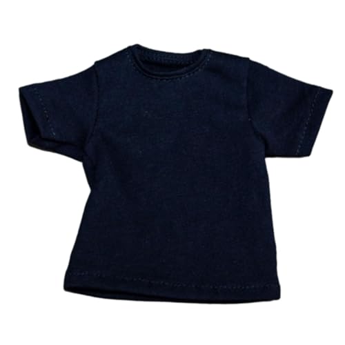 AWHAO 1/6 Damen T Shirt Kostüm Miniatur Kleidung Kurze Ärmel für 12 Zoll Dress Up Puppenmodell Damen Herren Figuren Zubehör, Marine AWHAO 1/6 Damen T Shirt Kostüm Miniatur Kleidung Kurze Ärmel für 12 Zoll Dress Up Puppenmodell Damen Herren Figuren Zubehör, Marine von AWHAO
