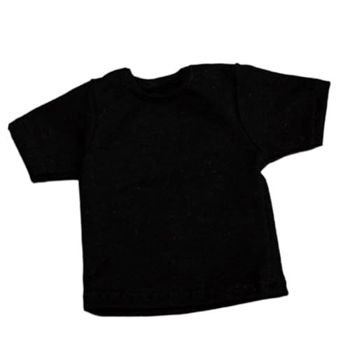 AWHAO 1/6 Damen T Shirt Kostüm Miniatur Kleidung Kurze Ärmel für 12 Zoll Dress Up Puppenmodell Damen Herren Figuren Zubehör, Schwarz AWHAO 1/6 Damen T Shirt Kostüm Miniatur Kleidung Kurze Ärmel für 12 Zoll Dress Up Puppenmodell Damen Herren Figuren Zubehör, Schwarz von AWHAO