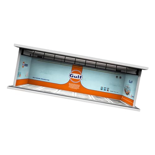 ＡＷＨＡＯ 1/64 Druckguss Autovitrine mit Autoparkszene mit LED Leuchten für Modellsammler, Stil A von ＡＷＨＡＯ