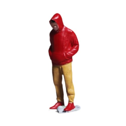 AWHAO 1/64 Modell Der Schulen Bemalten Figur Gemaltes Discuration Dekorationstisch Du Anzeige von Winzigen Menschen Mini Puppenmodell, Red Sweatshirt Mann AWHAO 1/64 Modell Der Schulen Bemalten Figur Gemaltes Discuration Dekorationstisch Du Anzeige von Winzigen Menschen Mini Puppenmodell, Red Sweatshirt Mann von AWHAO