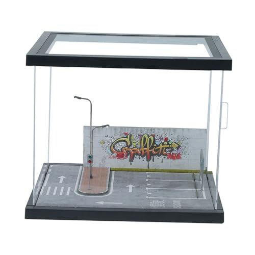 AWHAO 1/64 Modellauto Vitrine, Straßen Diorama, Staubdicht, Miniatur Landschaft AWHAO 1/64 Modellauto Vitrine, Straßen Diorama, Staubdicht, Miniatur Landschaft von AWHAO