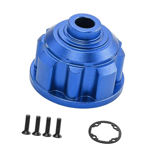 AWHAO 1/8 1/10 RC Diff Cover Box, Aluminiumlegierungsdifferential Diff Boître mit Ausrüstung für LKWs, Blau AWHAO 1/8 1/10 RC Diff Cover Box, Aluminiumlegierungsdifferential Diff Boître mit Ausrüstung für LKWs, Blau von AWHAO