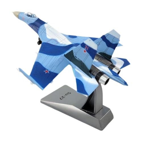 ＡＷＨＡＯ 1:100 SU27 Flugzeugmodell mit Displayständer Diecast Flugzeug Simulation Flugzeug für von ＡＷＨＡＯ